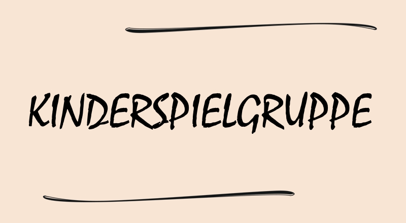 KINDER SPIEL GRUPPE